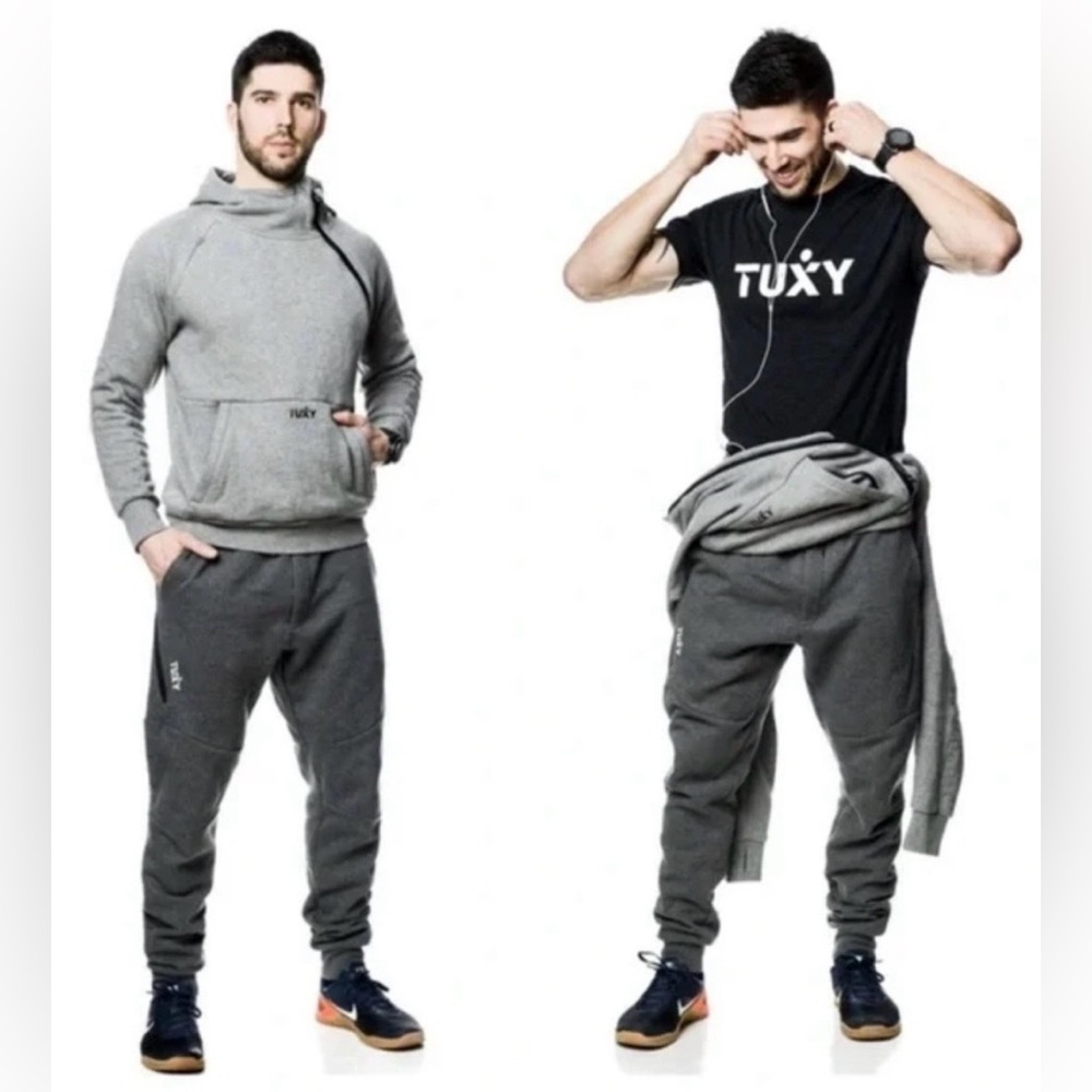 NEW Tuxy One Piece Suit Jumpsuit Loungewear Hoodie Sweats Joggers Size 2XL